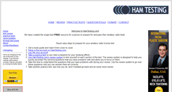 Desktop Screenshot of hamtesting.com